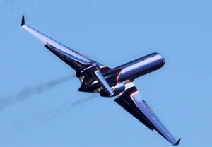 SEXYjet in Flight - Blue Exterior