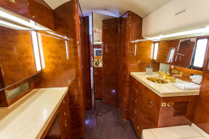 View of SEXYjet private luxury bathroom