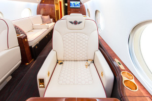 Close Up of SEXYjet Leather Seating